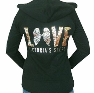 💗Victoria secret zip up hoodie💗